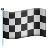 emoji drapeau à damier
