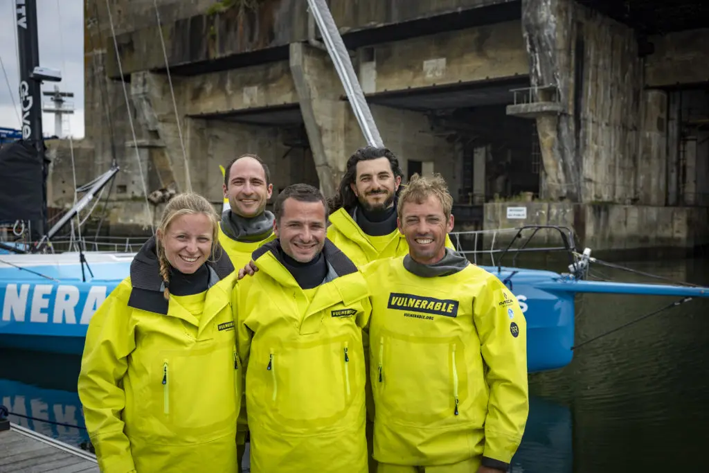 l'équipe VULNERABLE sur la course des caps