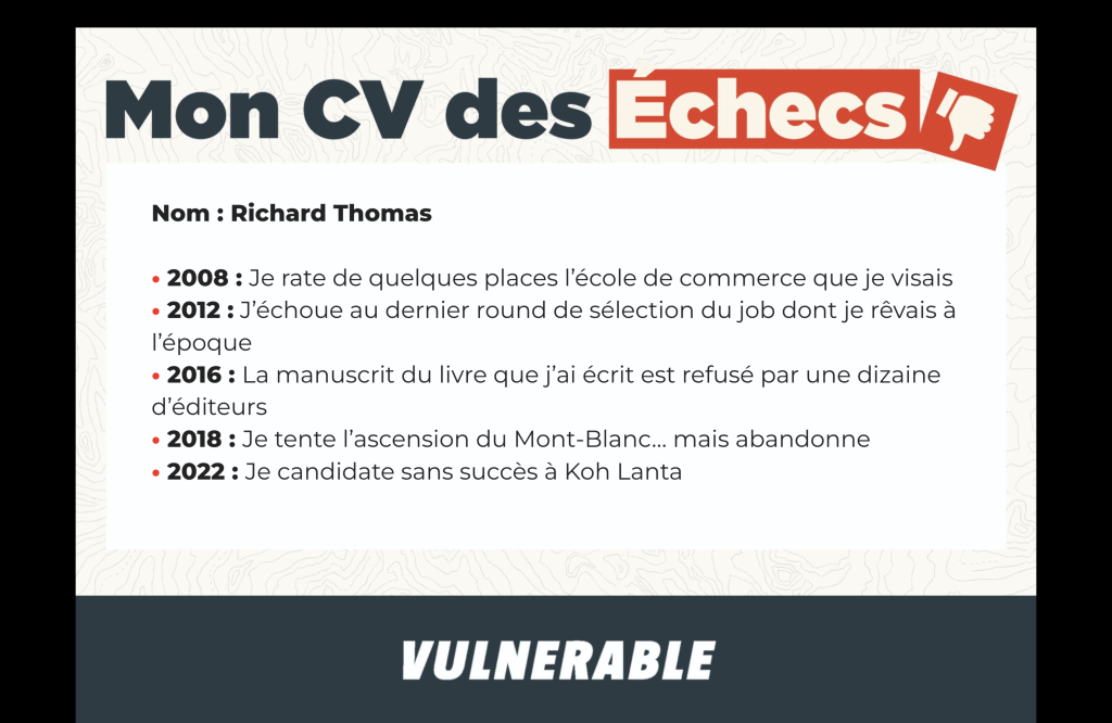 Le CV des éches