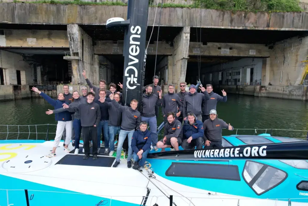 L'équipe TR Racing sur l'Imoca VULNERABLE