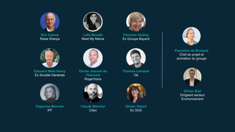 les participants du groupe leaders