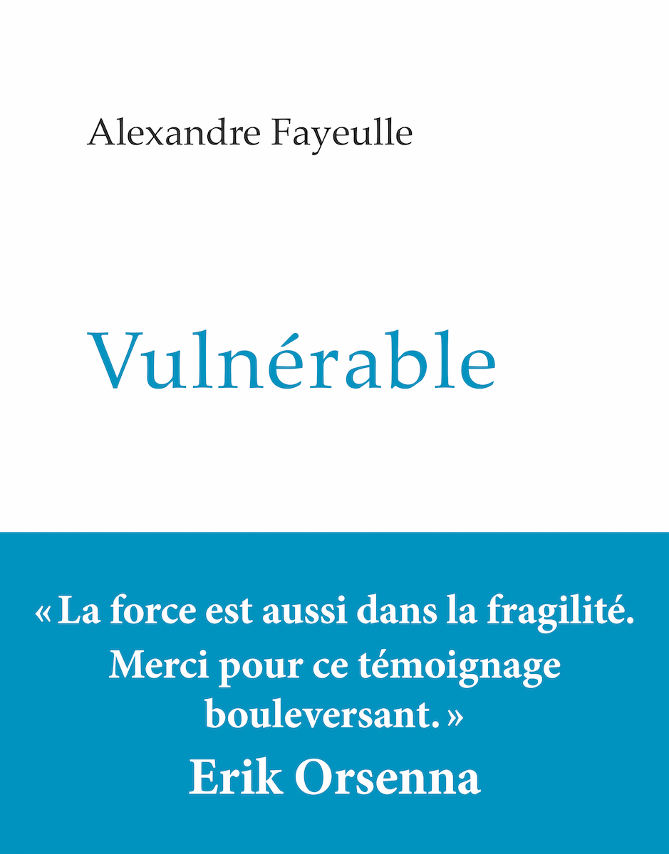 Couverture de l'ouverge vulnérable avec une dédicace d'Erik Orsenna